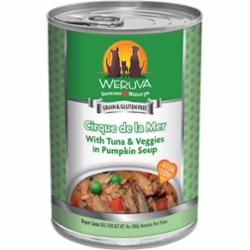 Weruva Dog Classic Cirque De La Mer with Tuna & Veggies in Pumpkin Soup Grain-Free Wet Dog Food, 14-oz