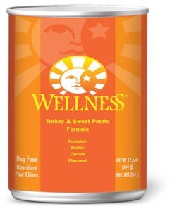 Wellness Complete Health Turkey & Sweet Potato Formula Canned Dog Food, 12.5-oz can