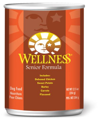 Wellness Complete Health Senior Formula Canned Dog Food, 12.5-oz can