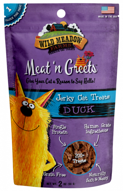 Wild Meadow Farms Meat 'N Greets Duck, 2-oz, bag