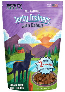 Wild Meadow Farms Bounty Bites Jerky Trainers with Rabbit, 4-oz bags