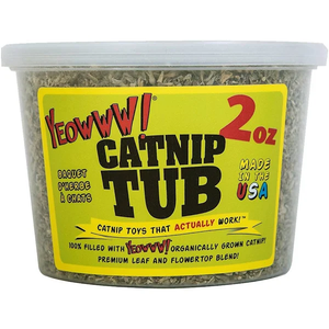 Yeowww Organic Catnip, 2-oz Tub